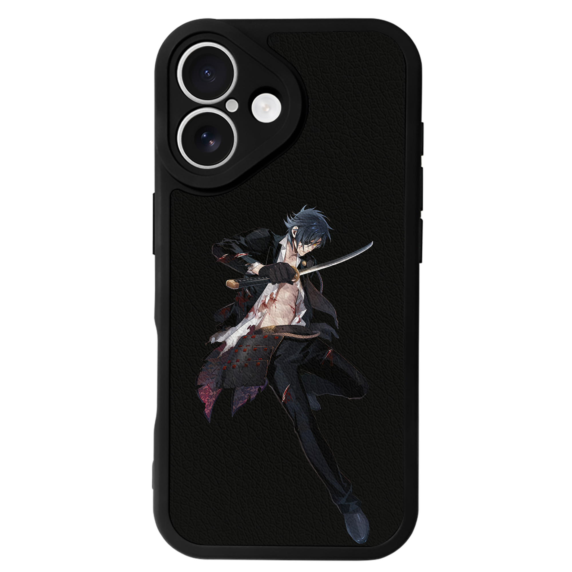 （画像用） 刀剣乱舞 Touken Ranbu 【iPhone 16シリーズ対応】シリコンスマホケース（レザー調） 材質：シリコン